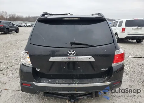 2012 Toyota Highlander Base from USA, damaged, VIN 5TDBK3EH8CS127812